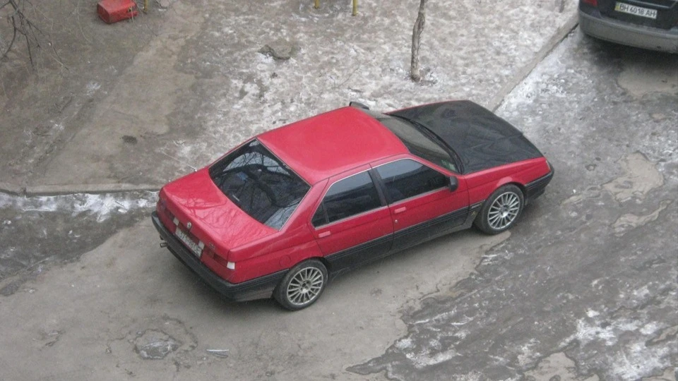 Alfa Romeo 164 рулить 2