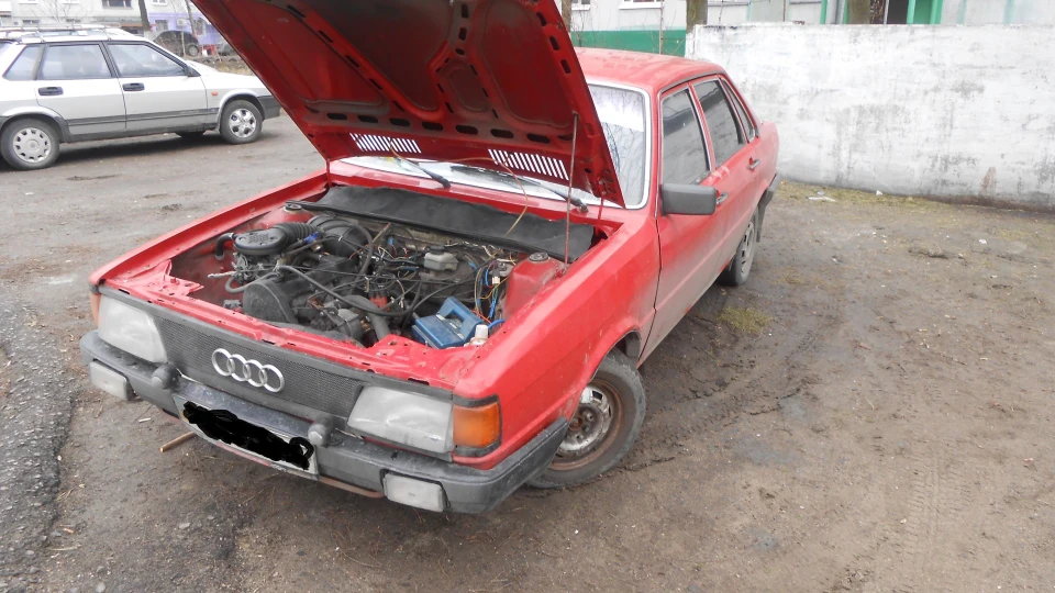 Audi 80 оселедець 2