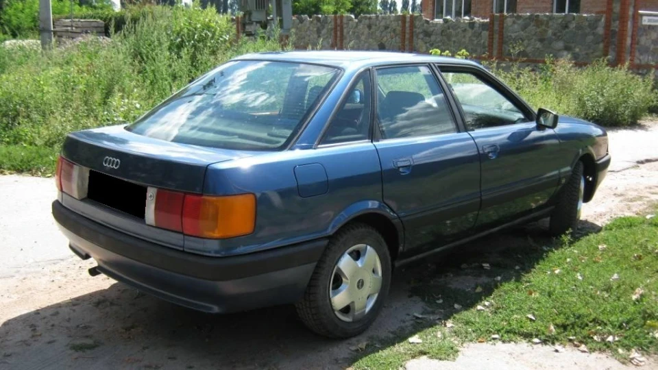 Audi 80 синій німець 4