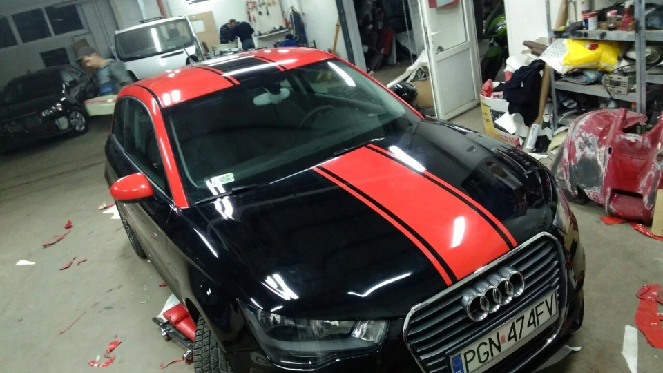 Audi A1 Black & Red