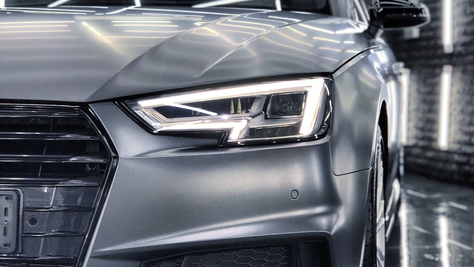 Audi A4 Satin Dark Grey