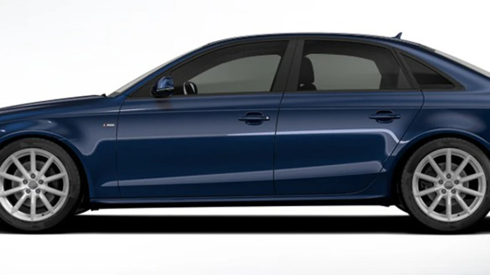 Audi A4 Scuba blue