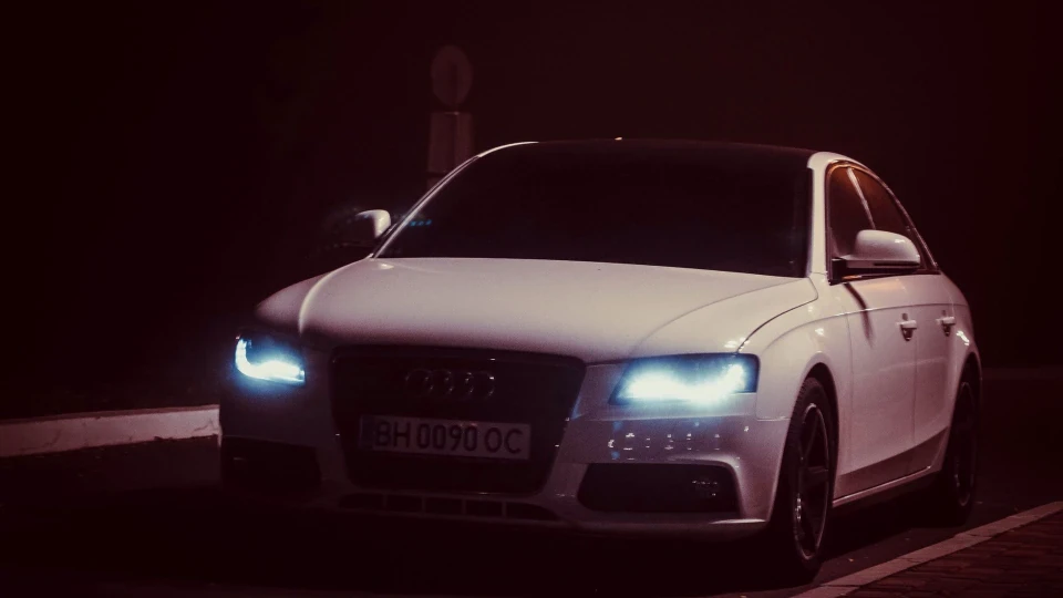 Audi A4 white & black