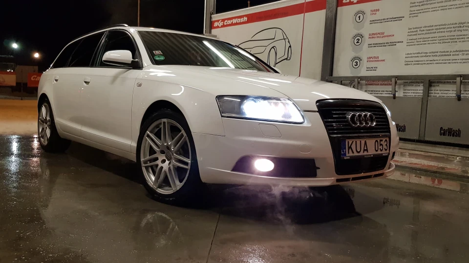 Audi A6 3.0 tdi quattro white 2