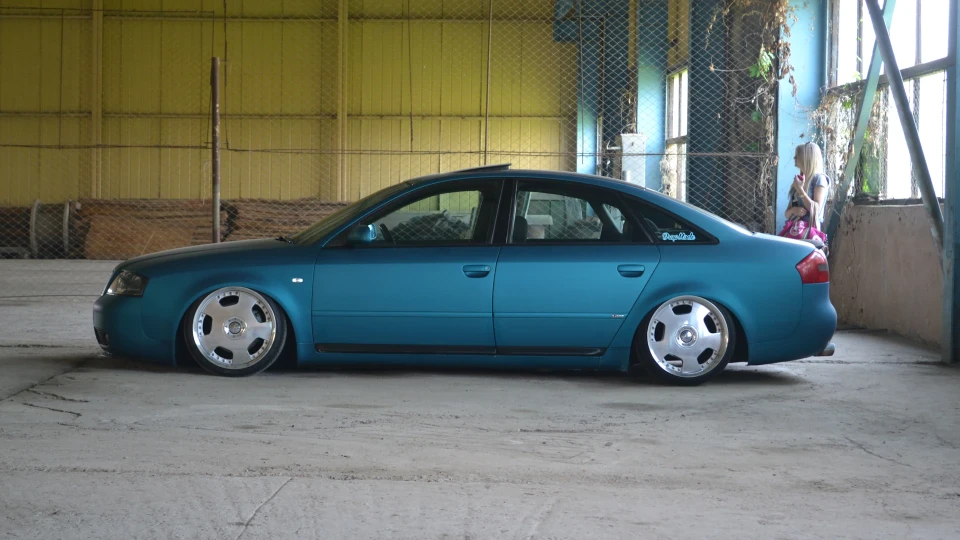 Audi A6 Ляля↔LOWLINE↕ON AIR😱 2
