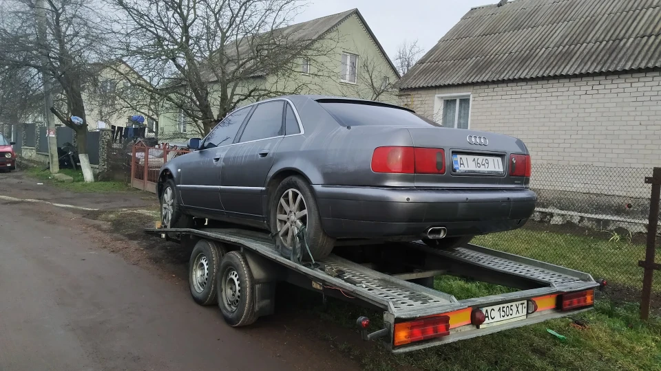 Audi A8 свап r5 tdi +6мкпп 2