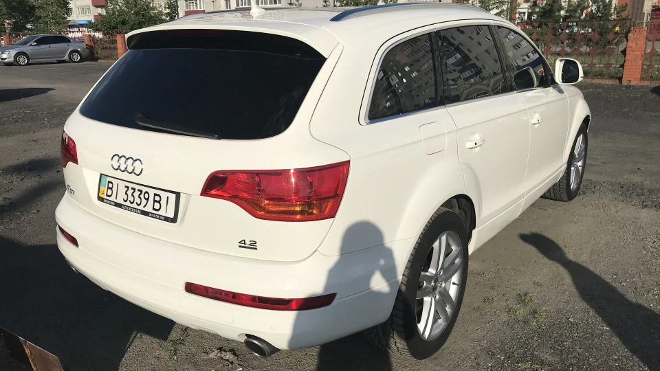 Audi Q7 4,2 + ГБО (білий звір) 4