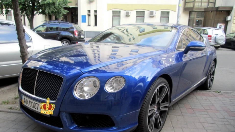 Bentley Continental GT Blue Bentley Контик