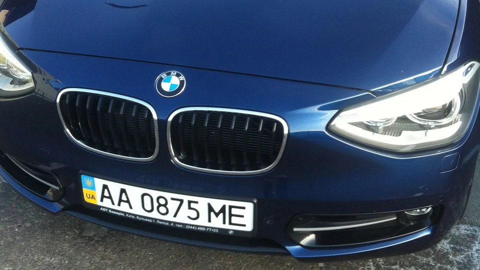 BMW 1 series Синій Барсучок))) 3