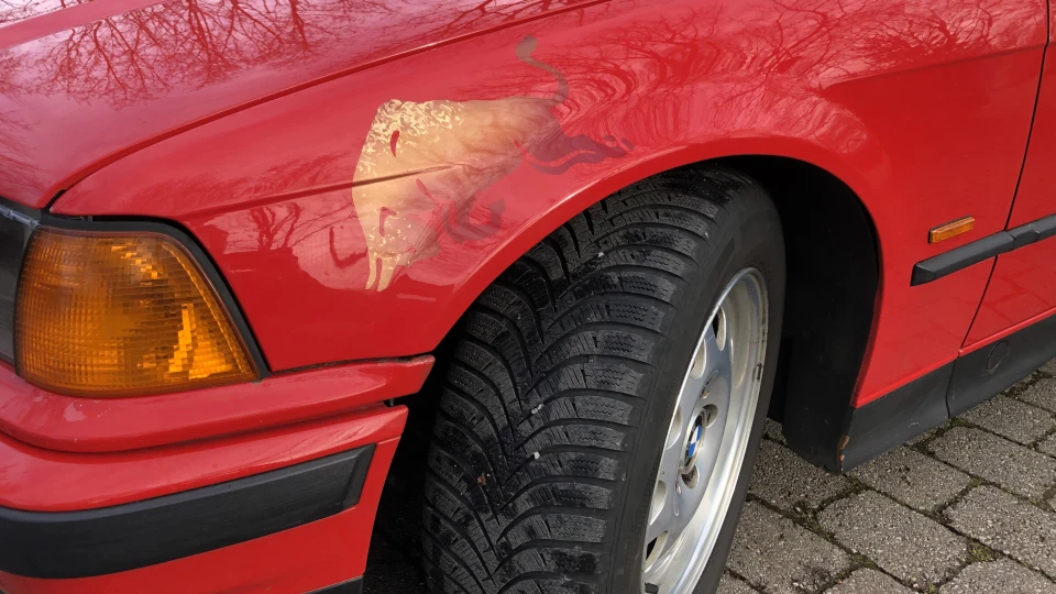 BMW 3 series Compact Hellrot 1.6 MT