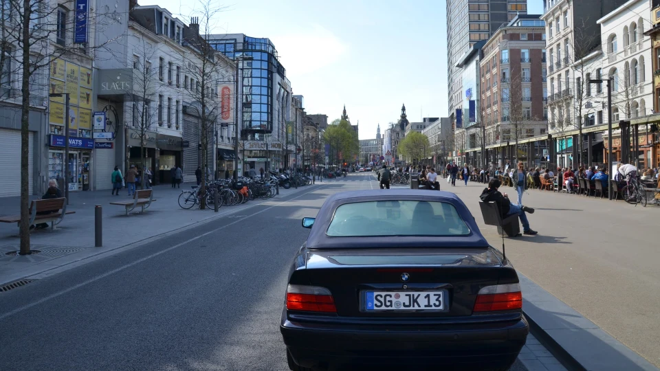 BMW 3 series Convertible Drophead Blue 4