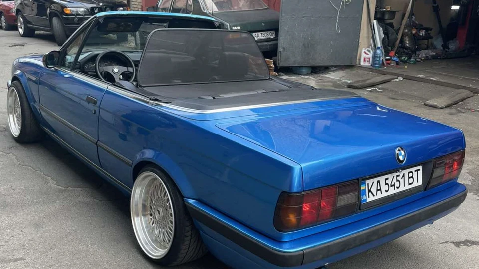 BMW 3 series Convertible Синій кабер 3