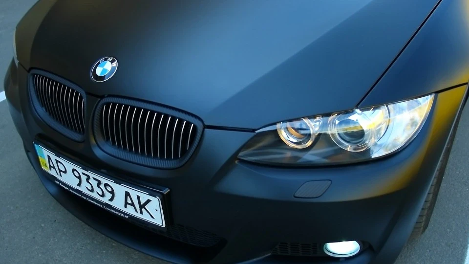 BMW 3 series Coupe 335i Black Matte 2