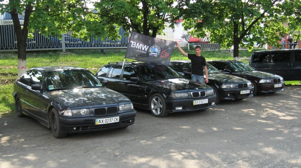 BMW 3 series Coupe Фіолетово-чорний