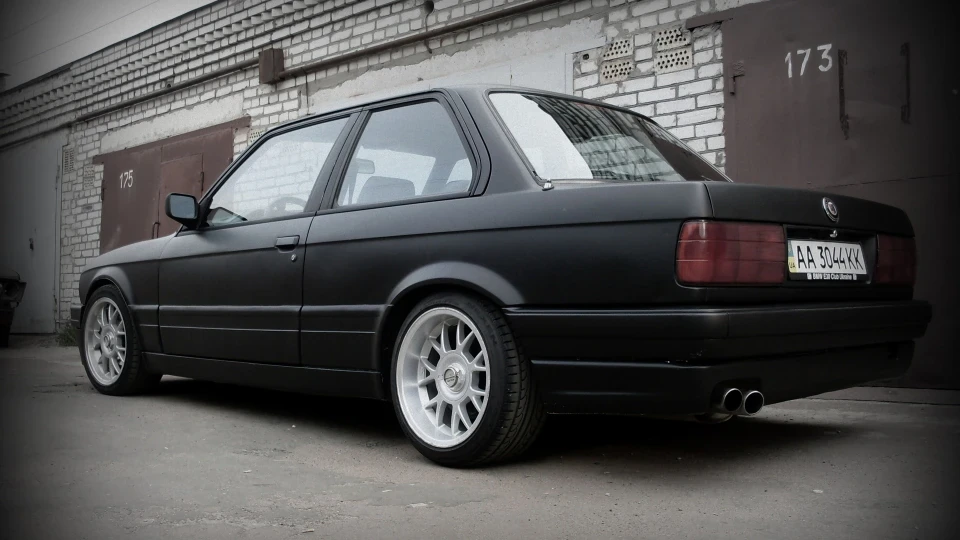 BMW 3 series Coupe Matte Black 2