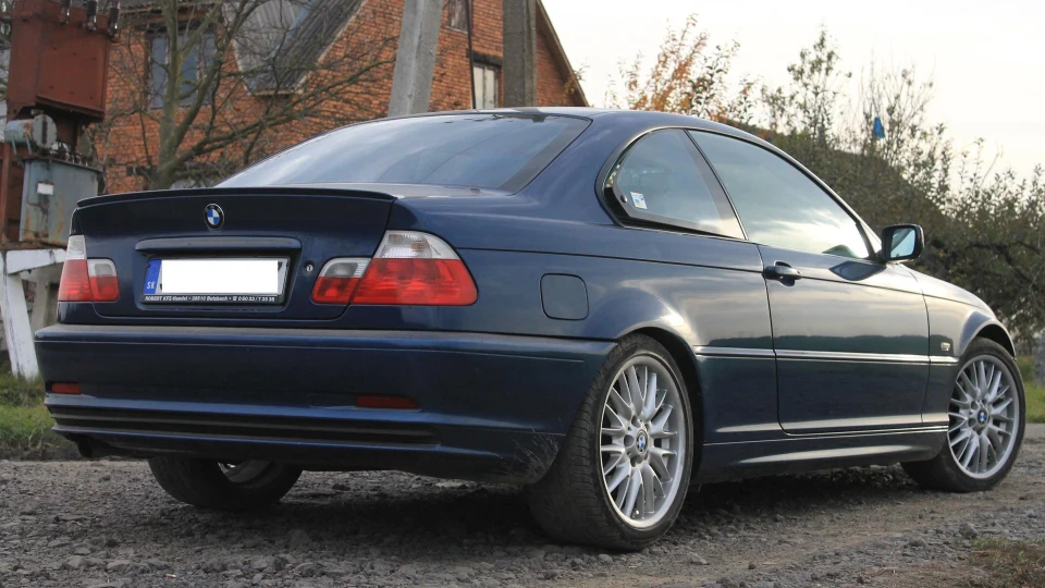 BMW 3 series Coupe синій металік