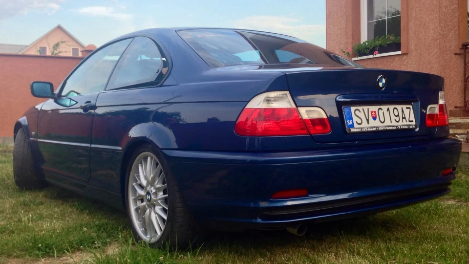 BMW 3 series Coupe синій металік 2