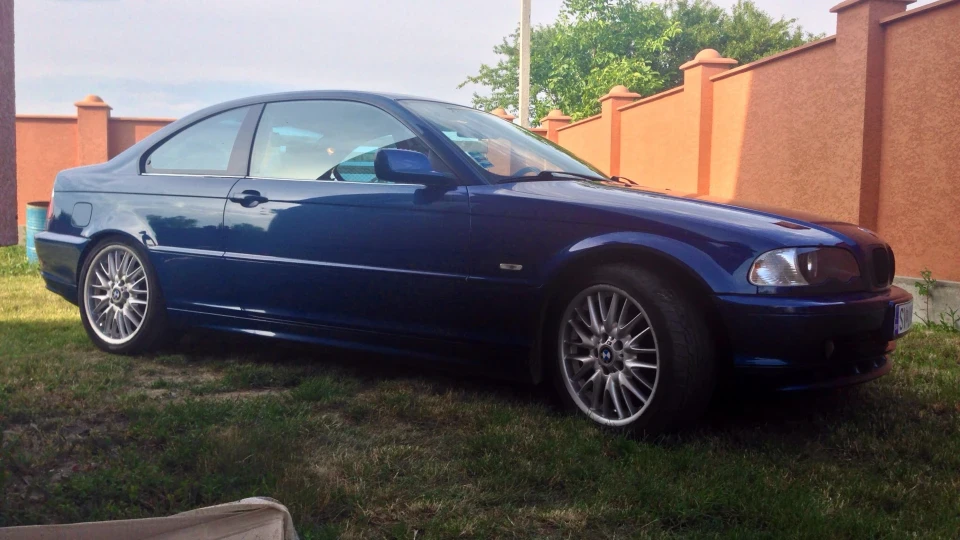BMW 3 series Coupe синій металік 3