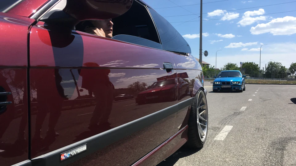 BMW 3 series Celestial Blue