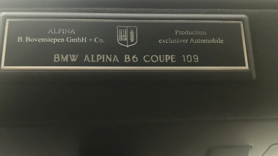 BMW 6 series Alpina b6 №109 2