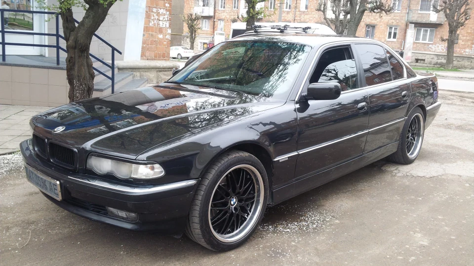 BMW 7 series Чорний Alpin))) 3