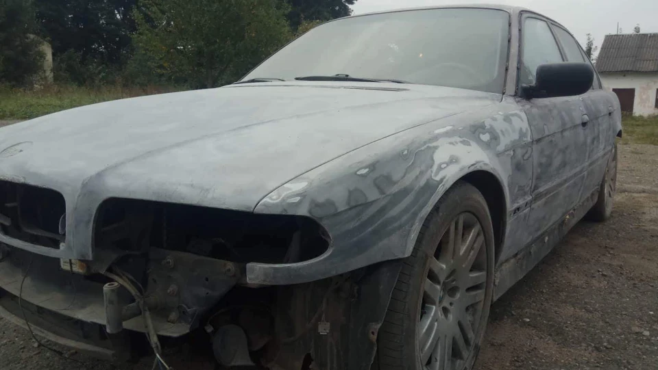 BMW 7 series Чорний чорний бумер 4