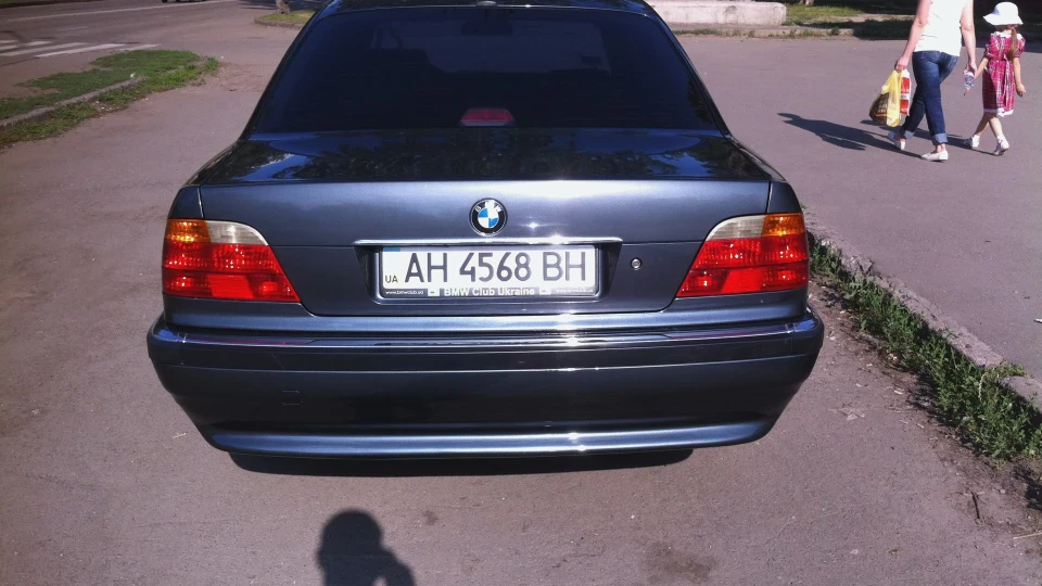 BMW 7 series М62В44ТU custom exhaust 5
