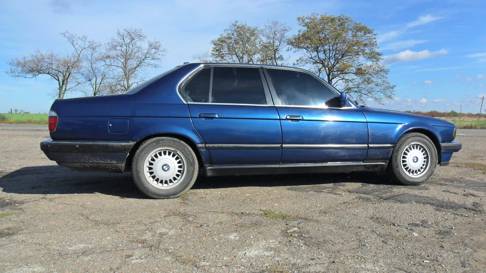 BMW 7 series синій металік 735i хутро. 4