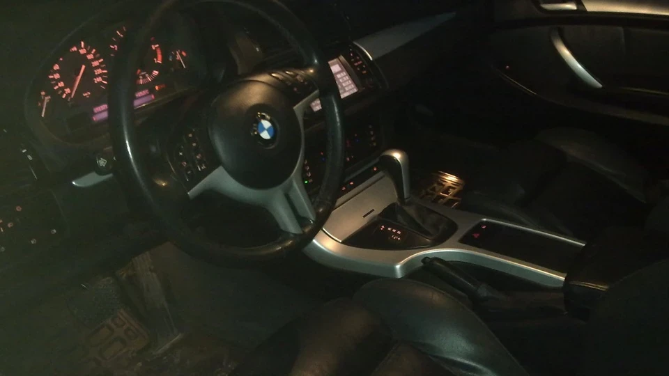 BMW X5 Чорний на чорній шкірі! 3