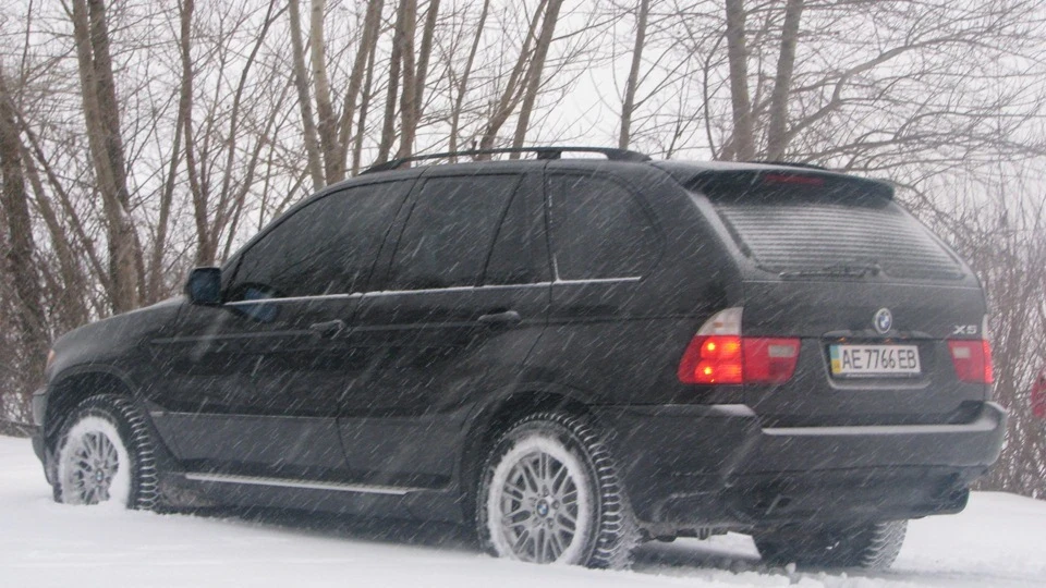 BMW X5 Чорний на чорній шкірі! 5