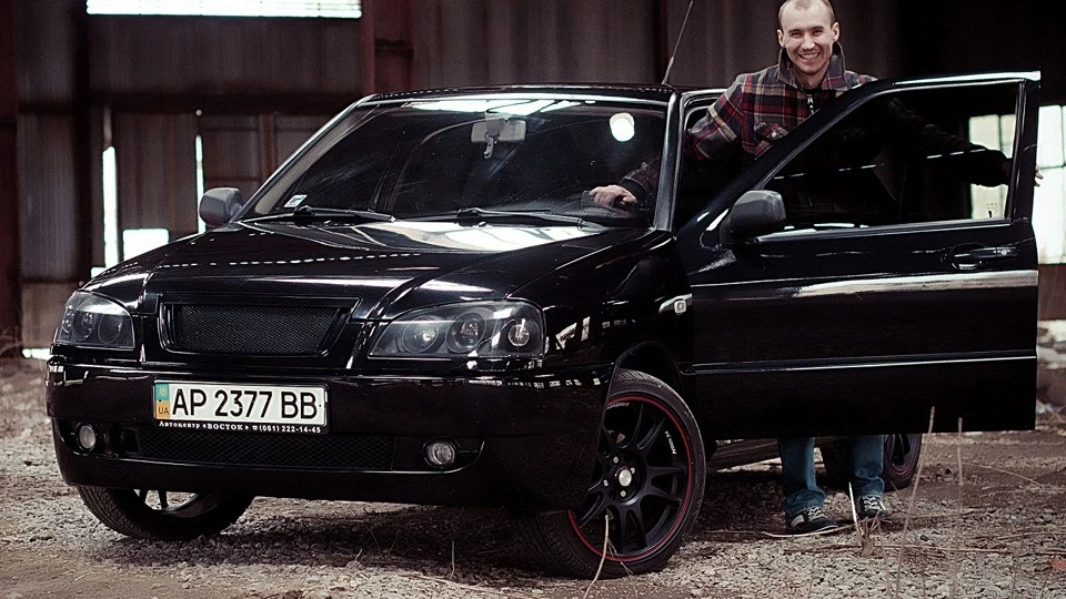Chery Amulet ПРОДАНО★Black Style R17★ 4
