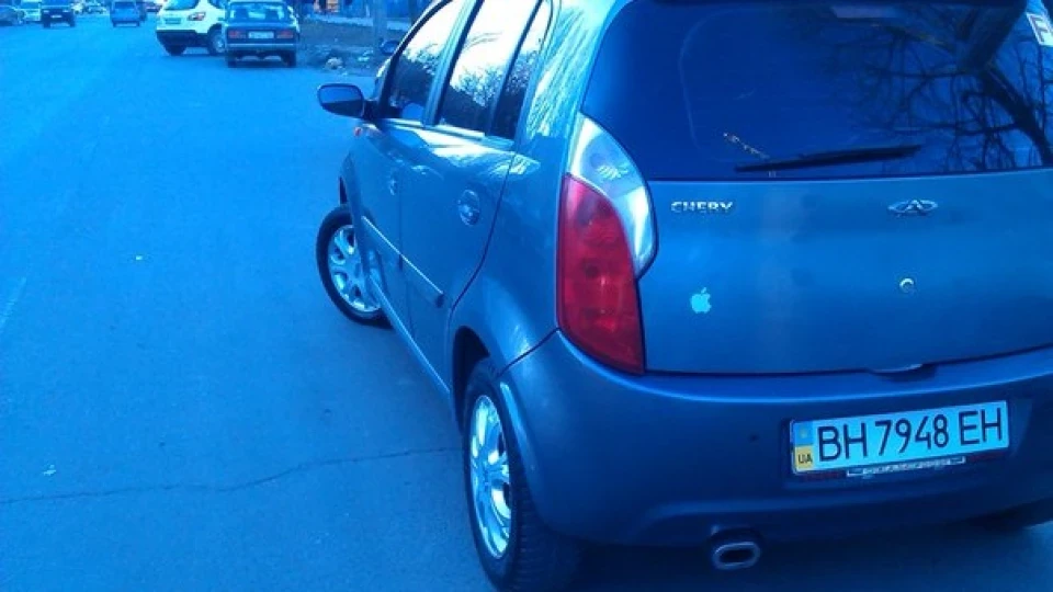 Chery Kimo Мокрий асфальт
