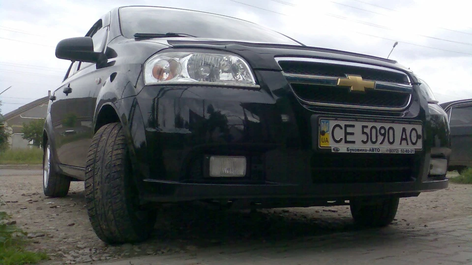 Chevrolet Aveo Sedan Чорна АвешkА НА ШКІРІ 5