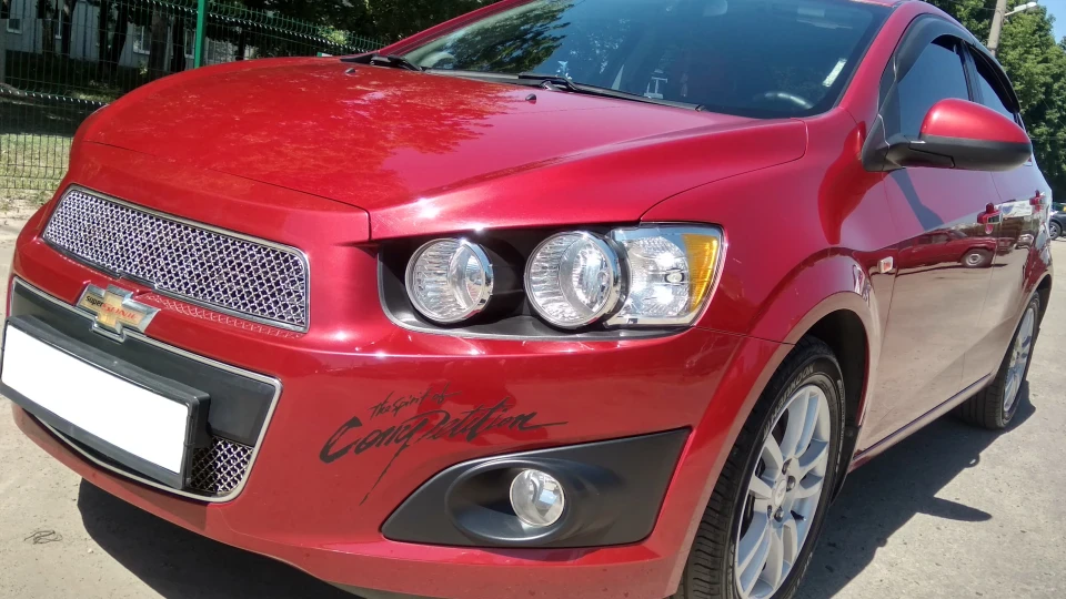 Chevrolet Aveo Sedan ♕ Metal BORDO 🇺🇦 5