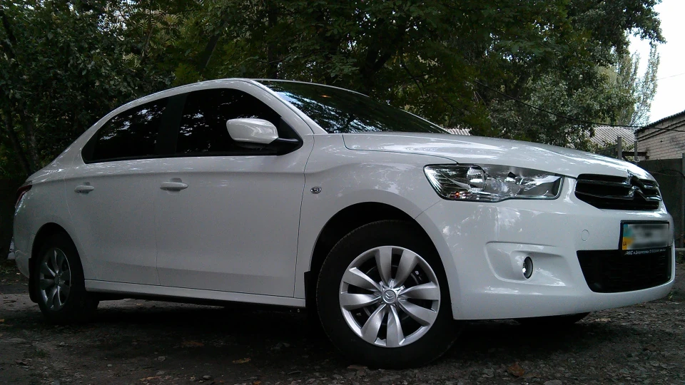 Citroen C-Elysee White Tendance+ 2