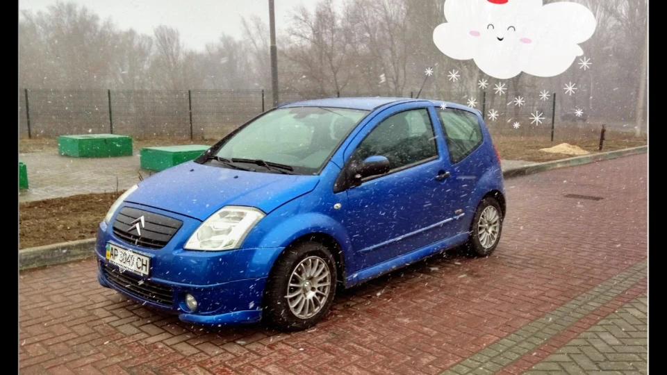 Citroen C2 синя стріла 1,4 VTR