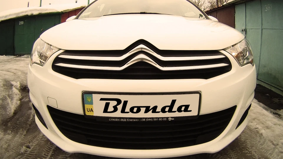 Citroen C4 блонда 2