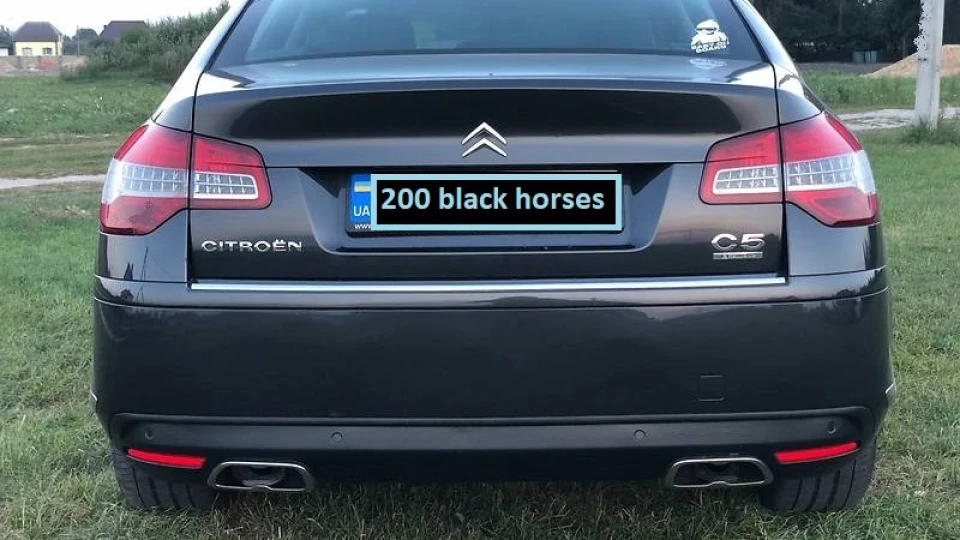 Citroen C5 200 black horses 2