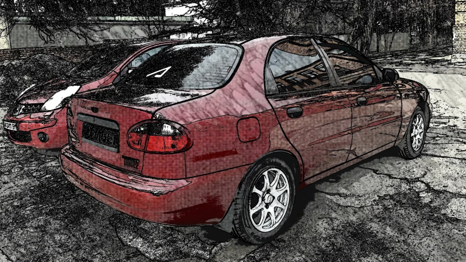 Daewoo Lanos RED СANDY © 5