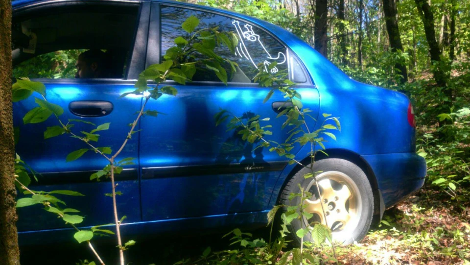 Daewoo Lanos синій спорт