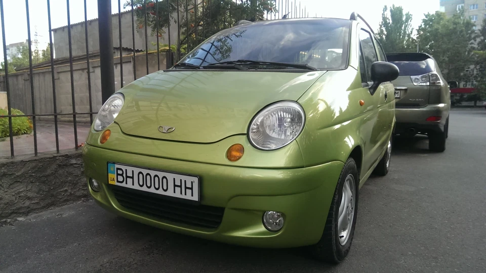 Daewoo Matiz Зелений мініхетч
