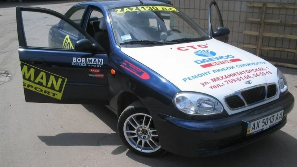 Daewoo Sens синій металік 4