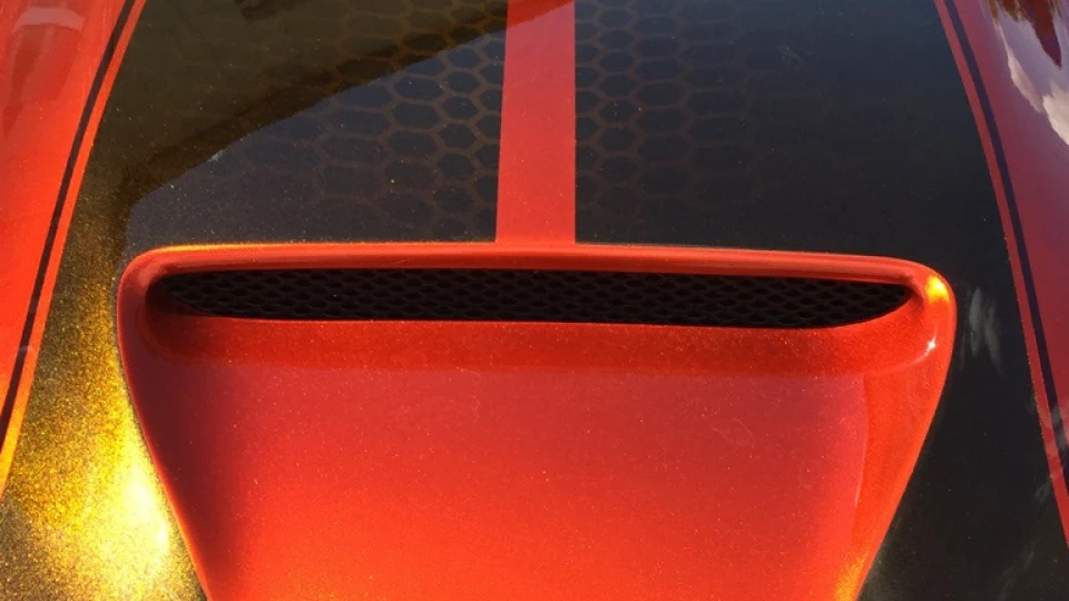 Dodge Challenger танжериновий Hellcat 2