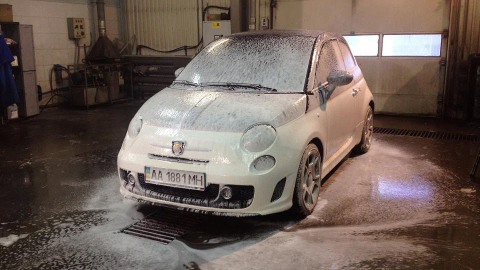 FIAT 500 ABARTH Ч/Б Кабрик 😉 5