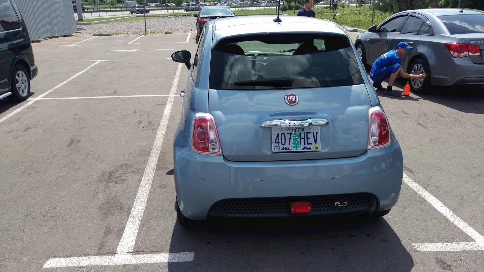 FIAT 500E EV E Ракета на батарейках 4