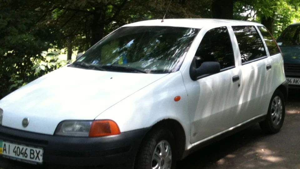 FIAT Punto Білий стрибунець