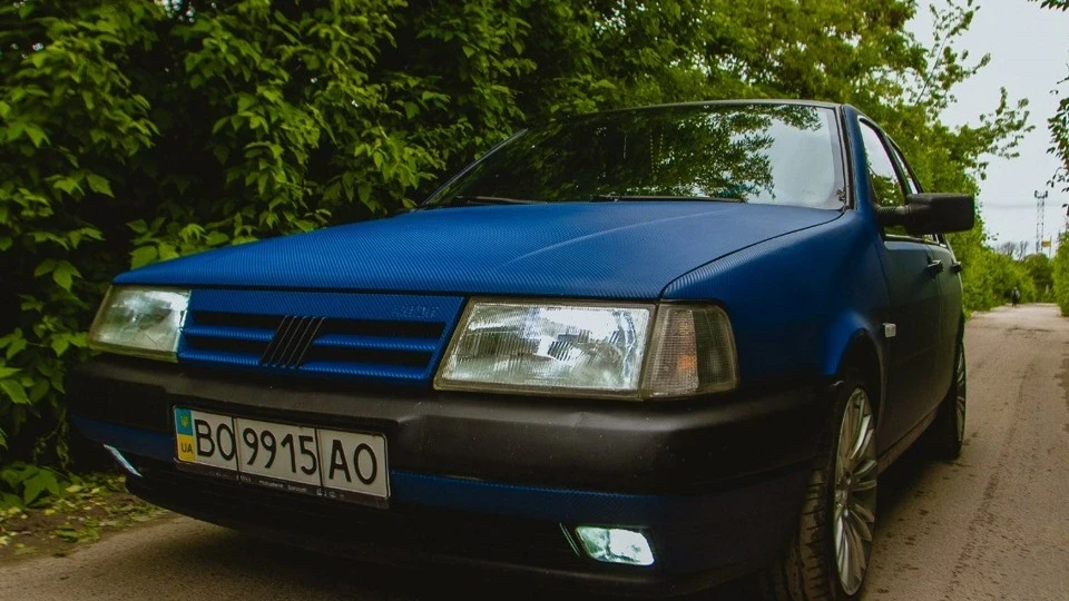FIAT Tempra blue carbon 3D 5