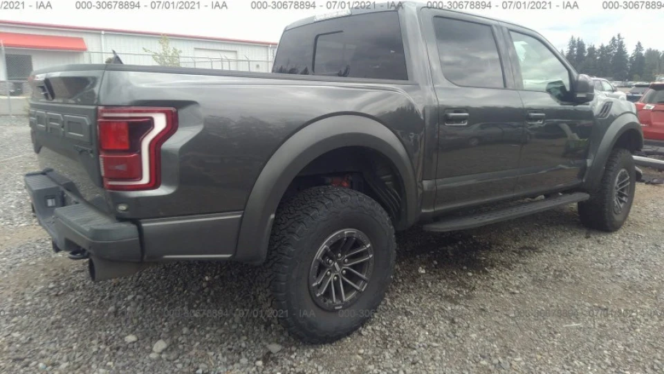 Ford F-Series Raptor Grey