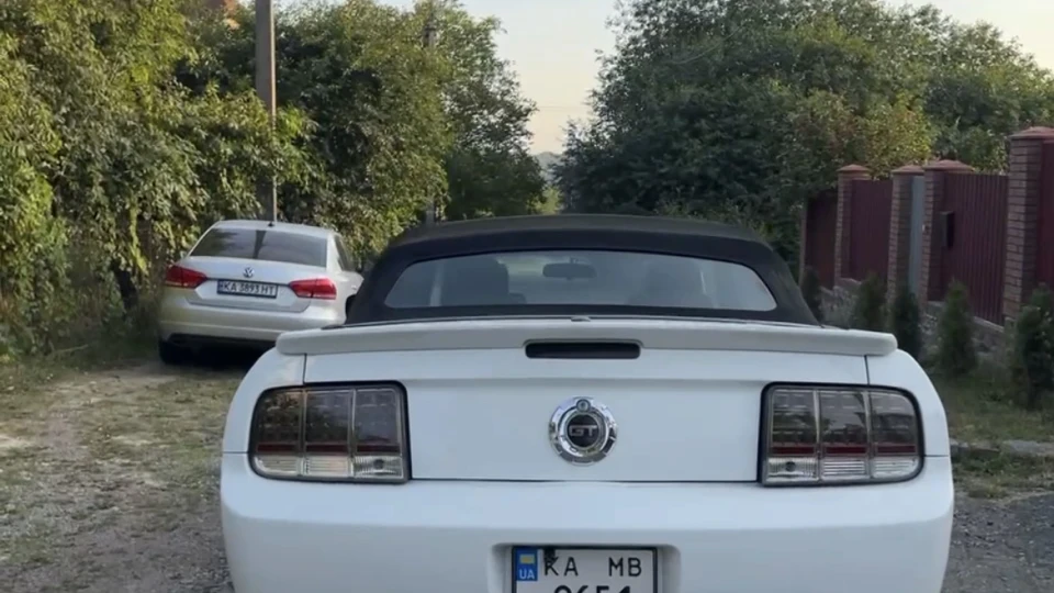 Ford Mustang White horse 4