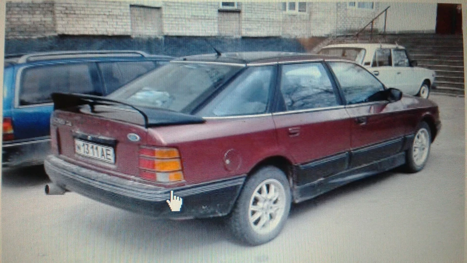 Ford Scorpio вишневий металік